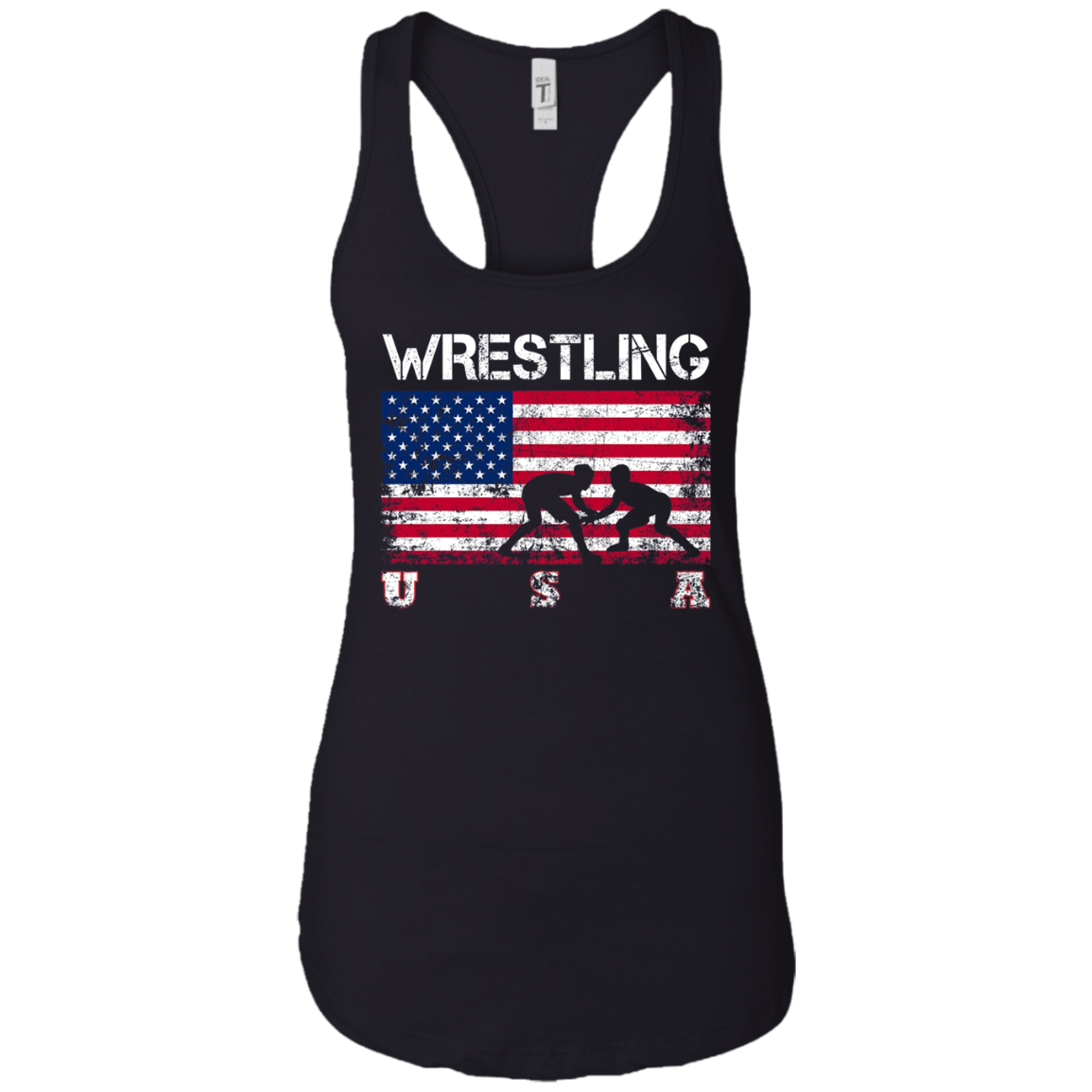 American Flag Wrestling T-shirt