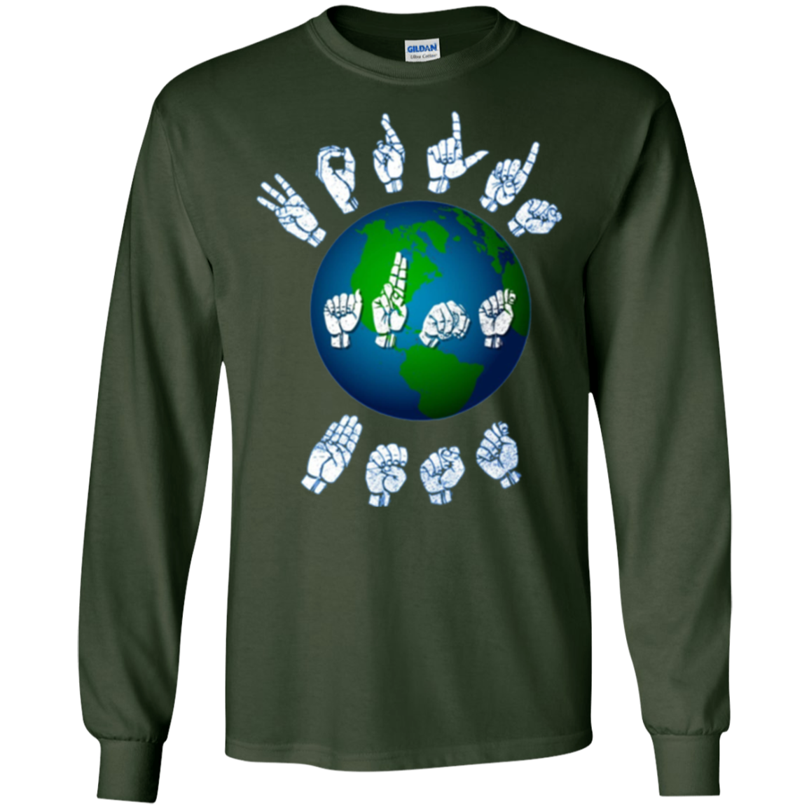 American Sign Language World's Best Aunt T shirt fun gift