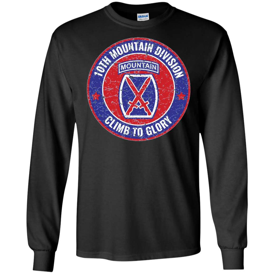 10th Mountain Division T Shirt Climb To Glory 20550