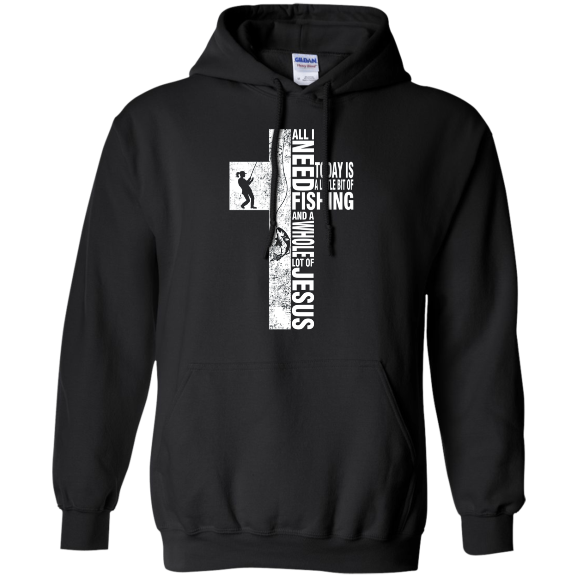 All I Need Is Fishing And Jesus T-shirt