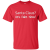 Image of Santa Fake News T-Shirt Trump Joke Funny Christmas Gift