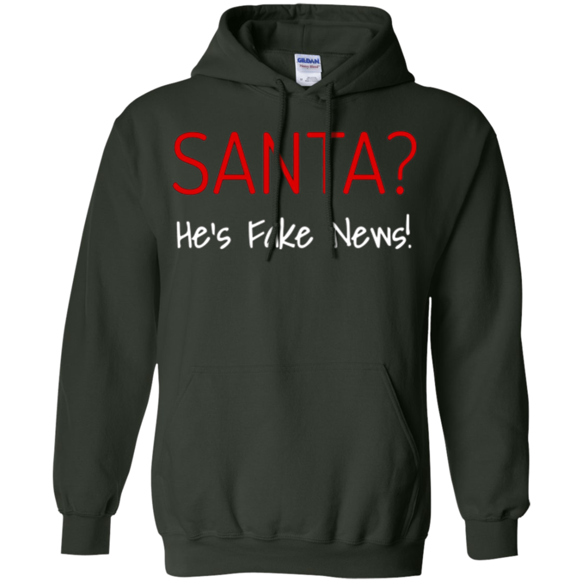 Santa Fake News T-Shirt Trump Joke Funny Christmas Gift