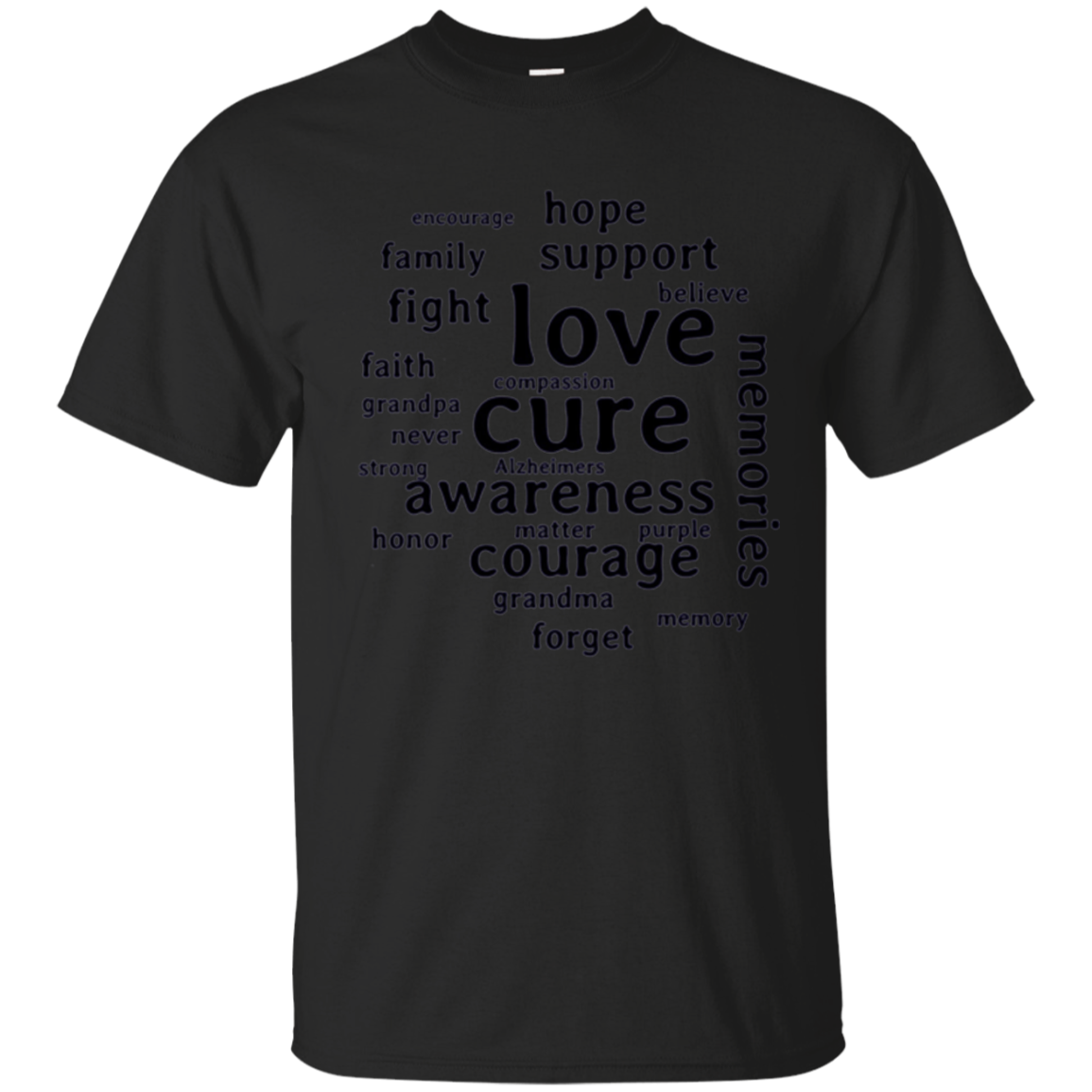 Alzheimer Support Shirt Awareness Month Purple
