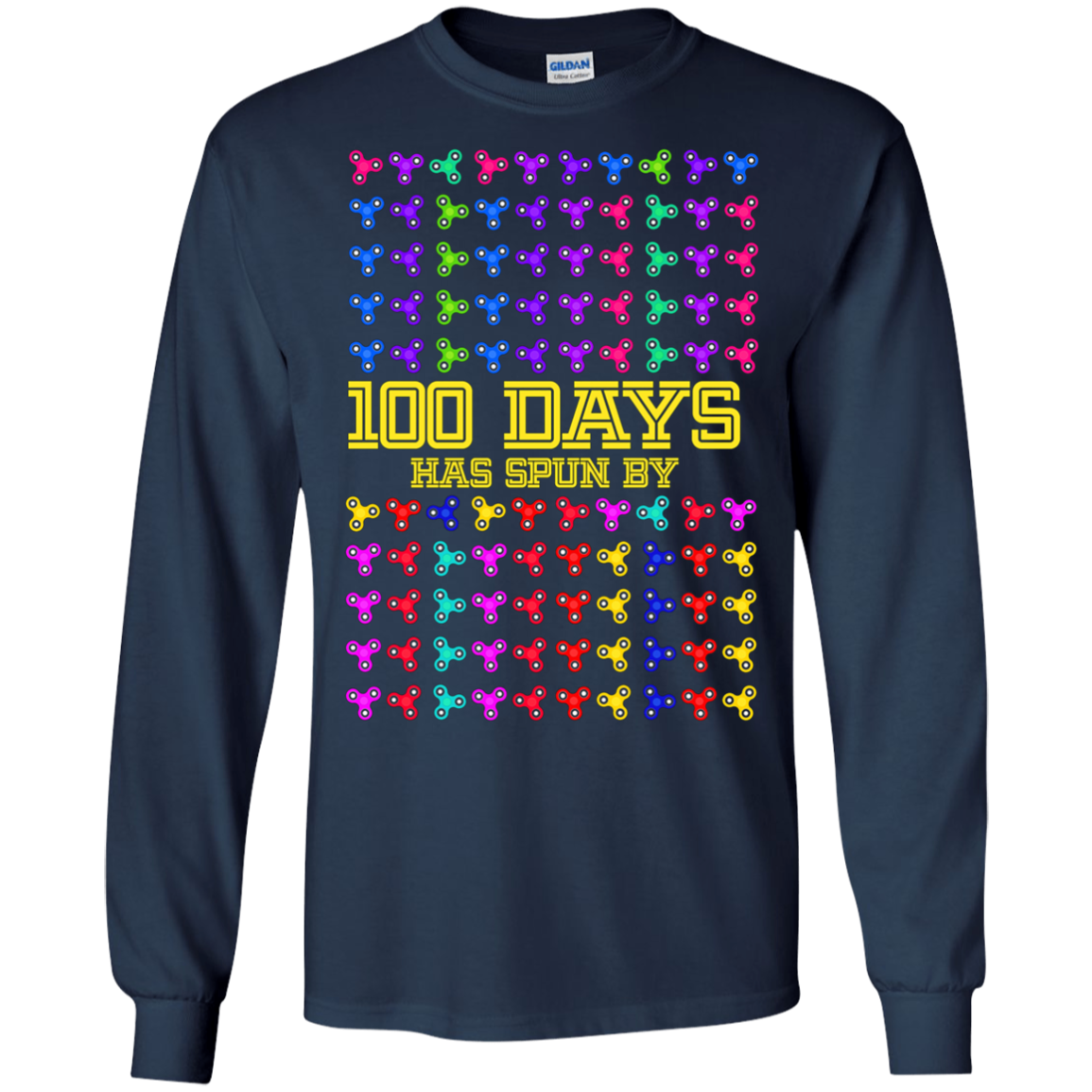 100 Days of School TShirt - Fidget Spinner Shirt