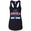 Image of America where everybody knows the Bird is the Word T-shirt