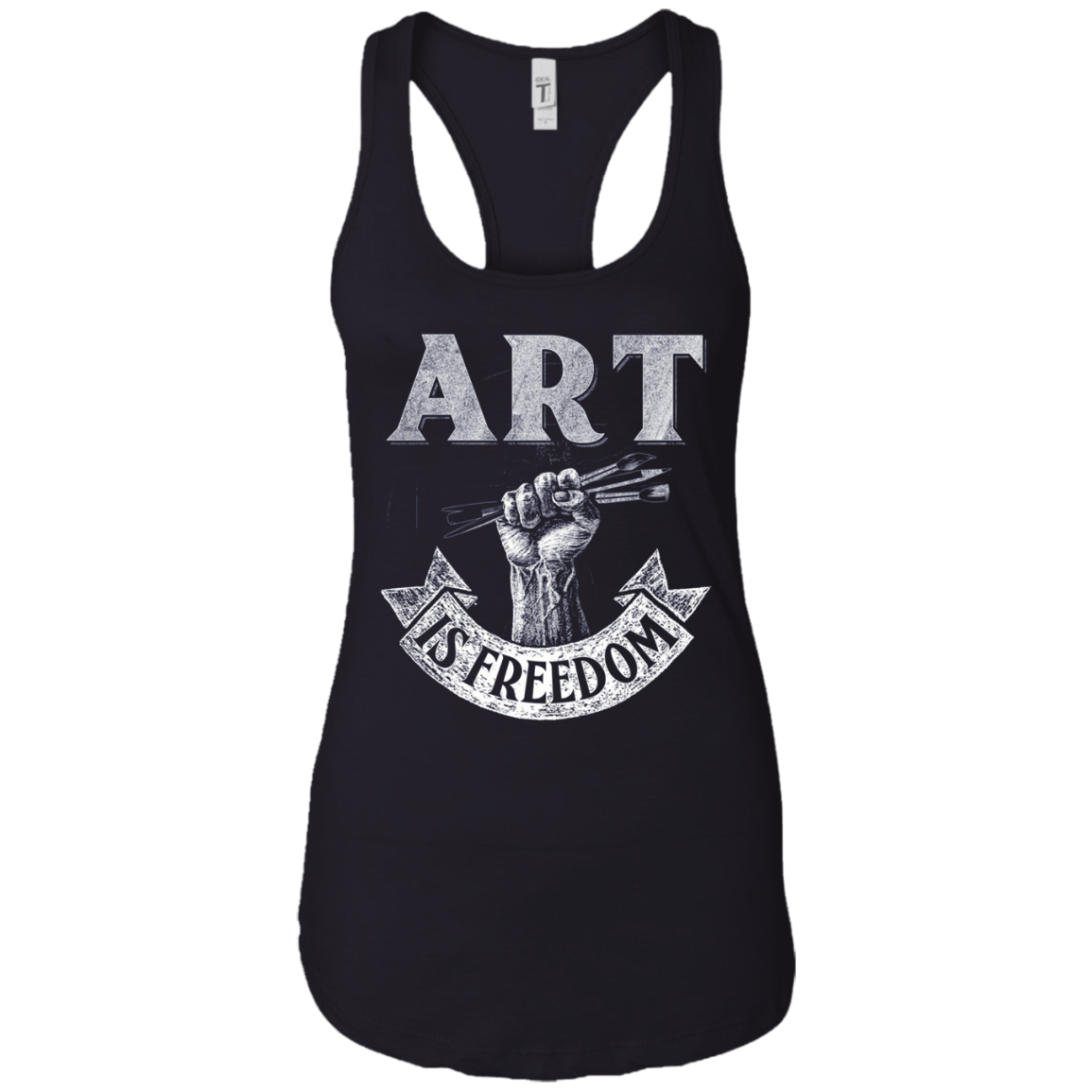 Art is Freedom great t shirt for artists who love to draw