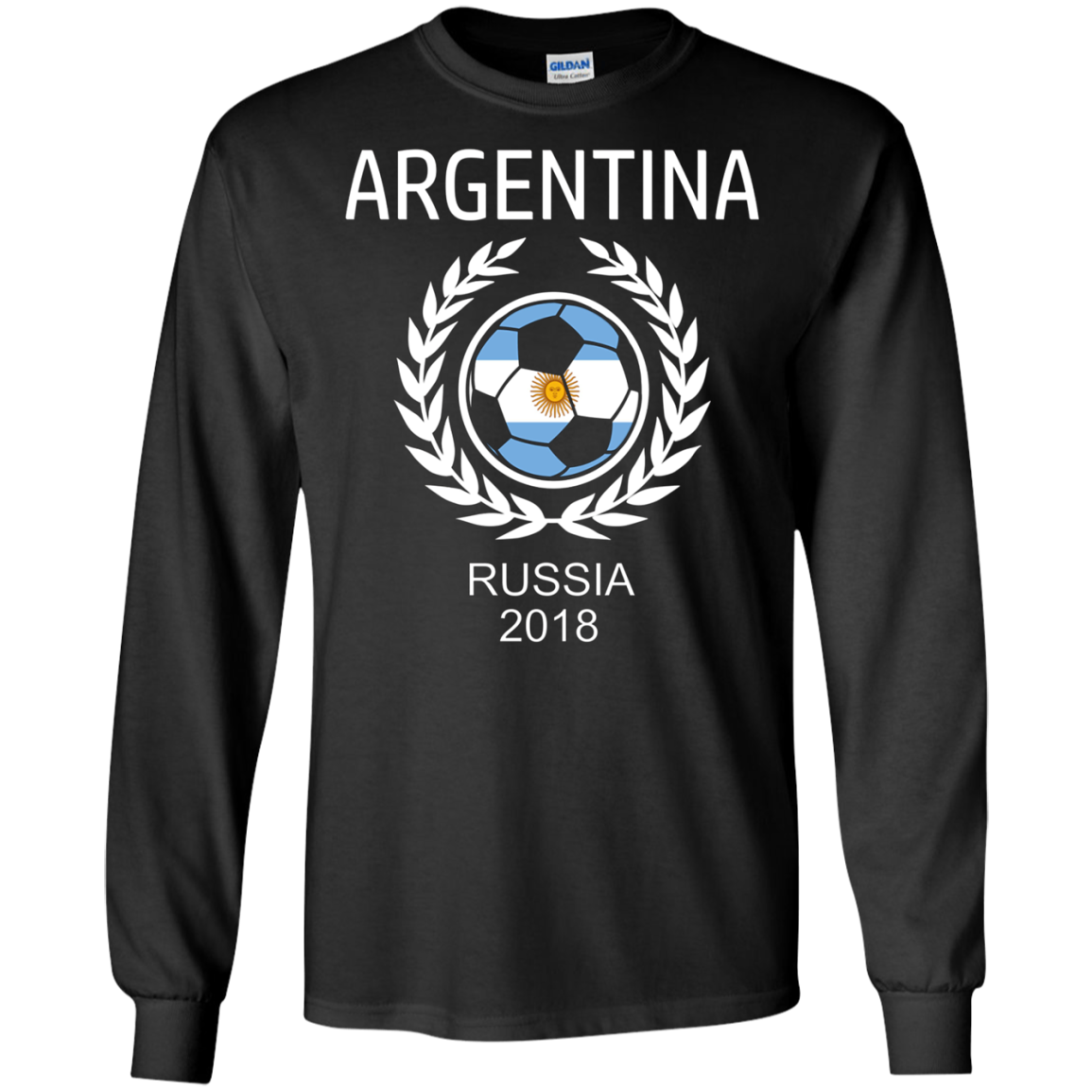Argentina Soccer Team Russia 2018 T Shirt Football Fan
