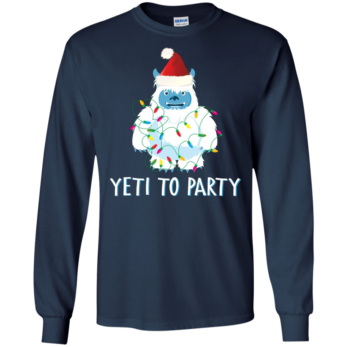 Christmas Yeti To Party T-Shirt Cute Yeti for Christmas Tee