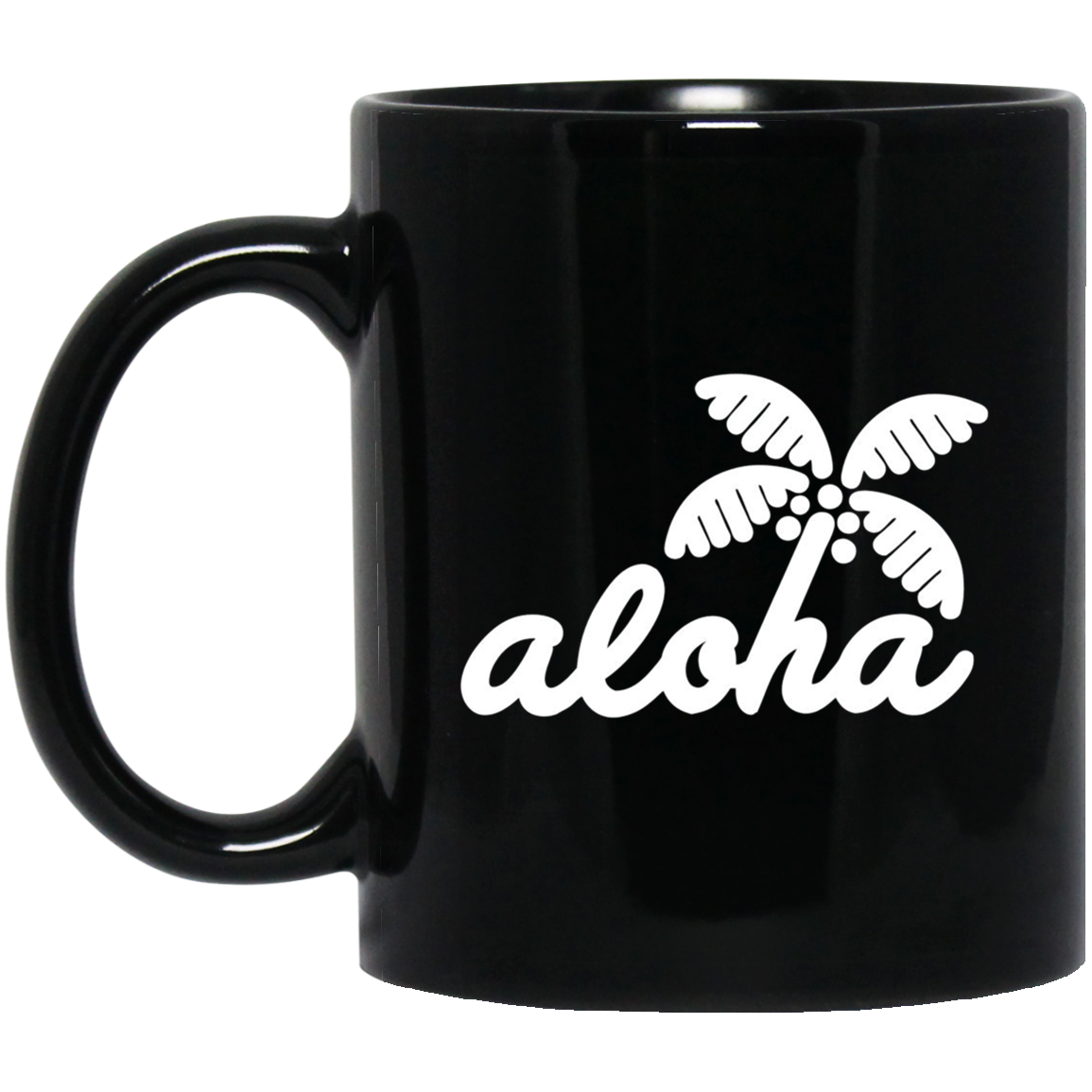 Aloha Palm Tree Simple Long Sleeve T-shirt