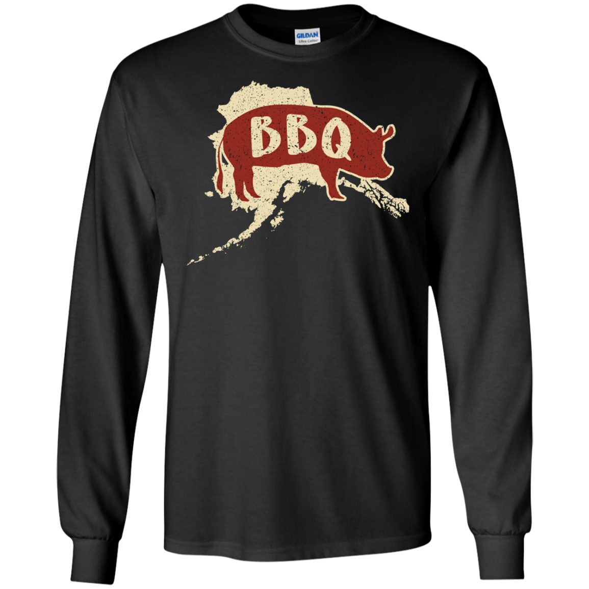 Alaska BBQ Sauce Barbecue Chef Shirt : Funny Meat Cook