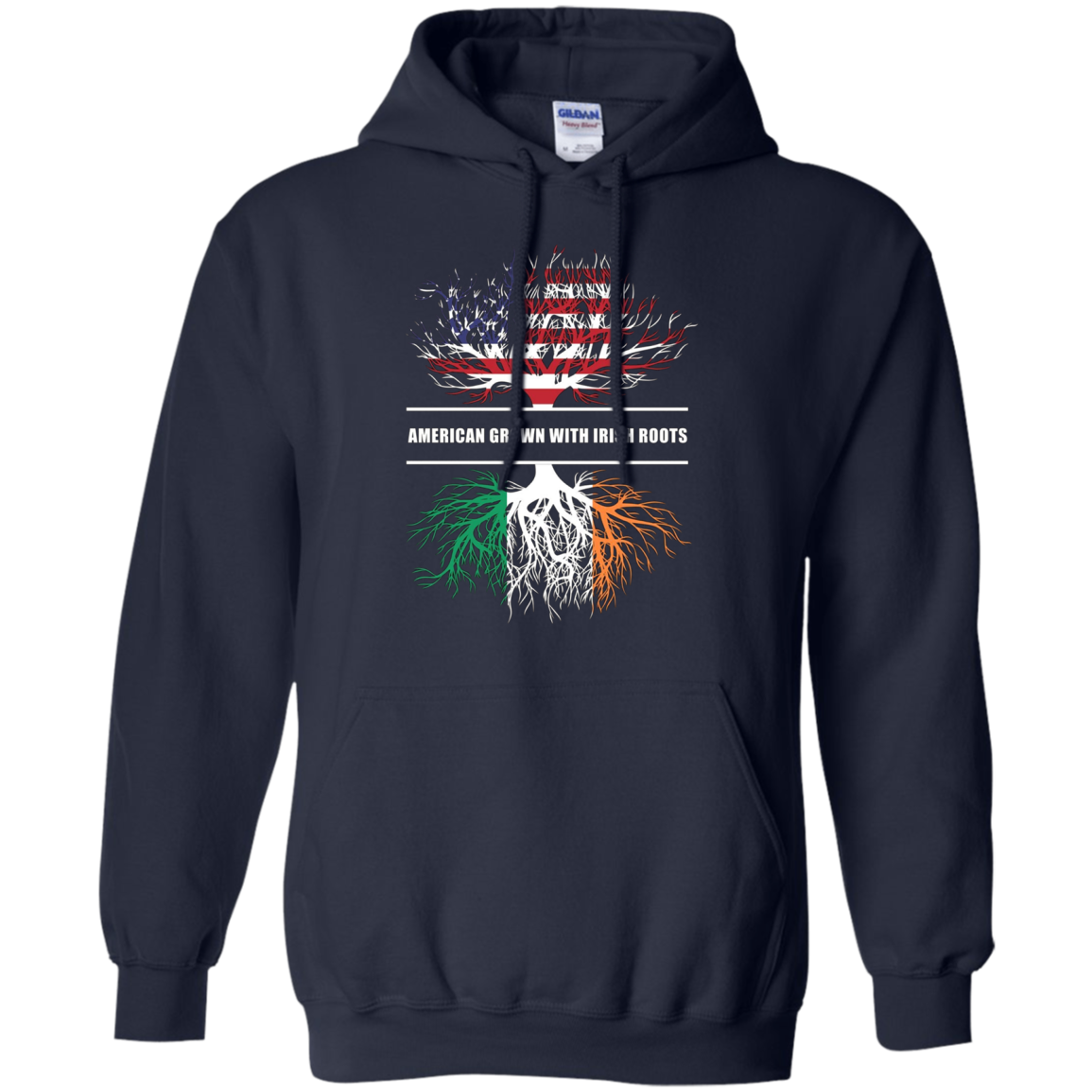 American Grown With Irish Roots T-Shirt Ireland Tee