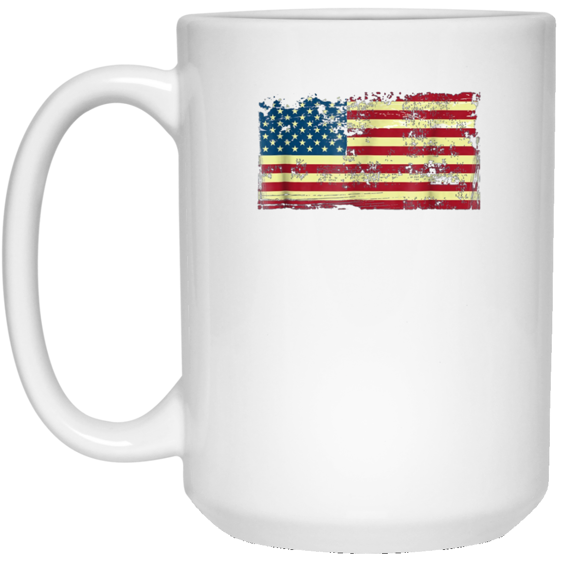 American Vintage Tattered Flag patriotic tee shirt