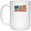 Image of American Vintage Tattered Flag patriotic tee shirt