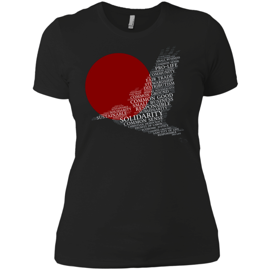 American Solidarity Party Word Cloud Logo T-Shirt
