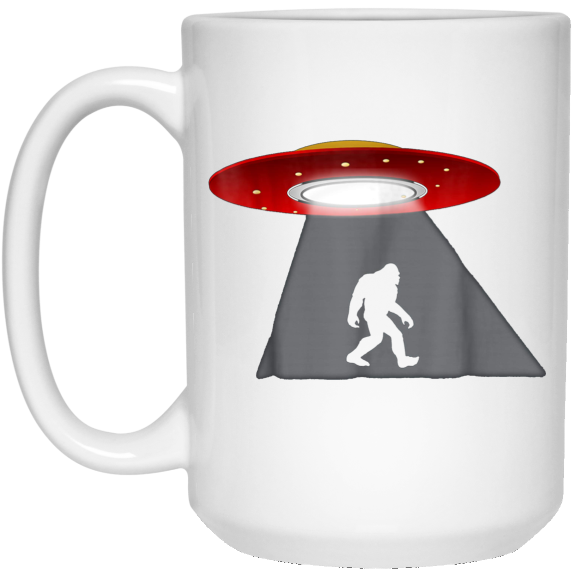 Alien Big Foot Abduction Funny Gift Idea Shirt