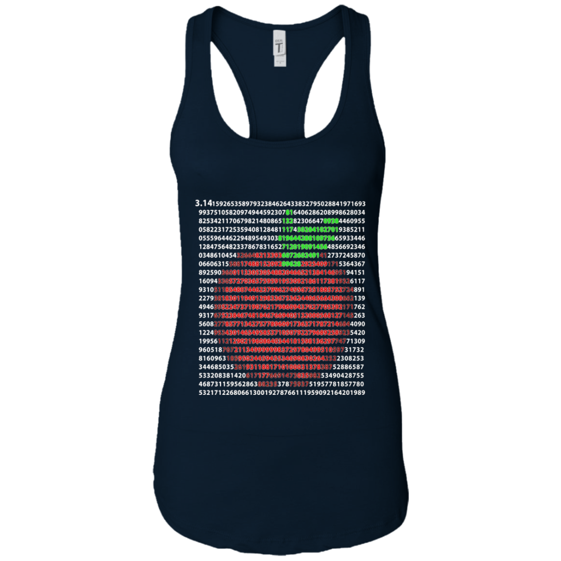 Apple Pi Day Shirt 3.14 First 1,000 Digits | FUNNY PI SHIRT