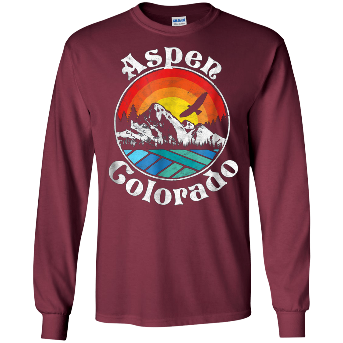 Aspen Colorado Vintage Mountain Outdoor Hiking Shirt