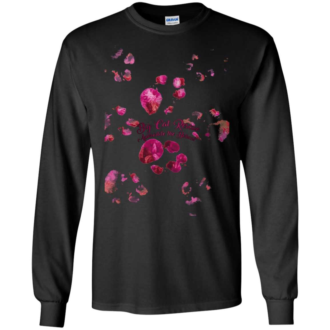 Aphrodite Rehab Bobcat Paw Print Long Sleeve T-shirt