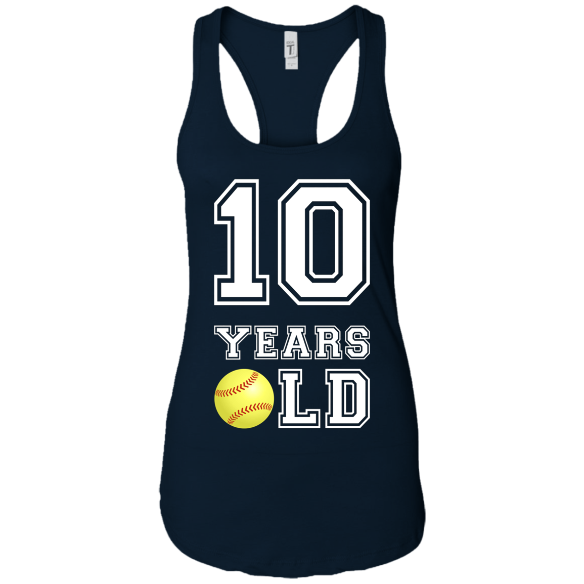 10 Years Old Softball Birthday Shirt Boy 10th Birthday Tee