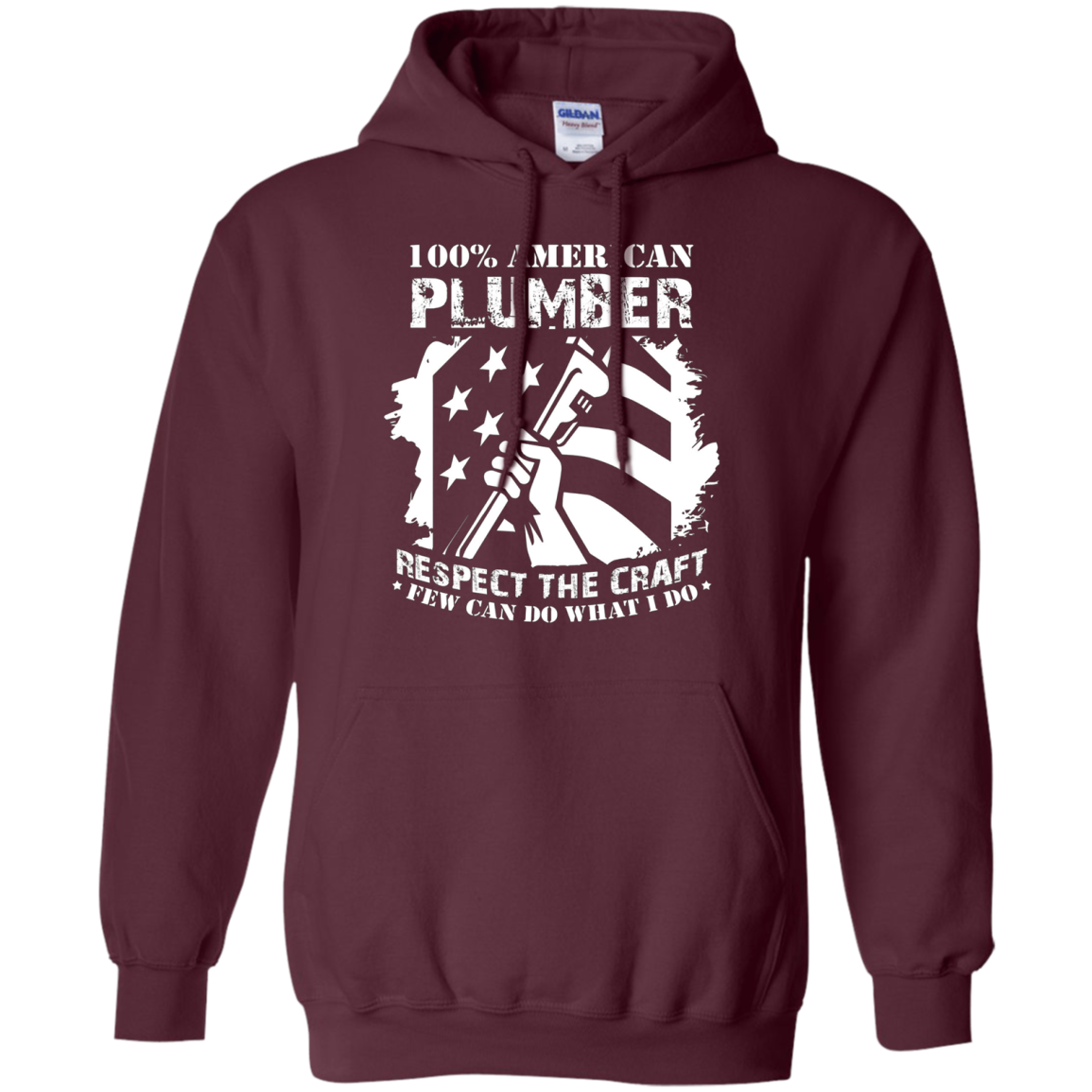 100% American Plumber Respect The Craft T-Shirt Gift
