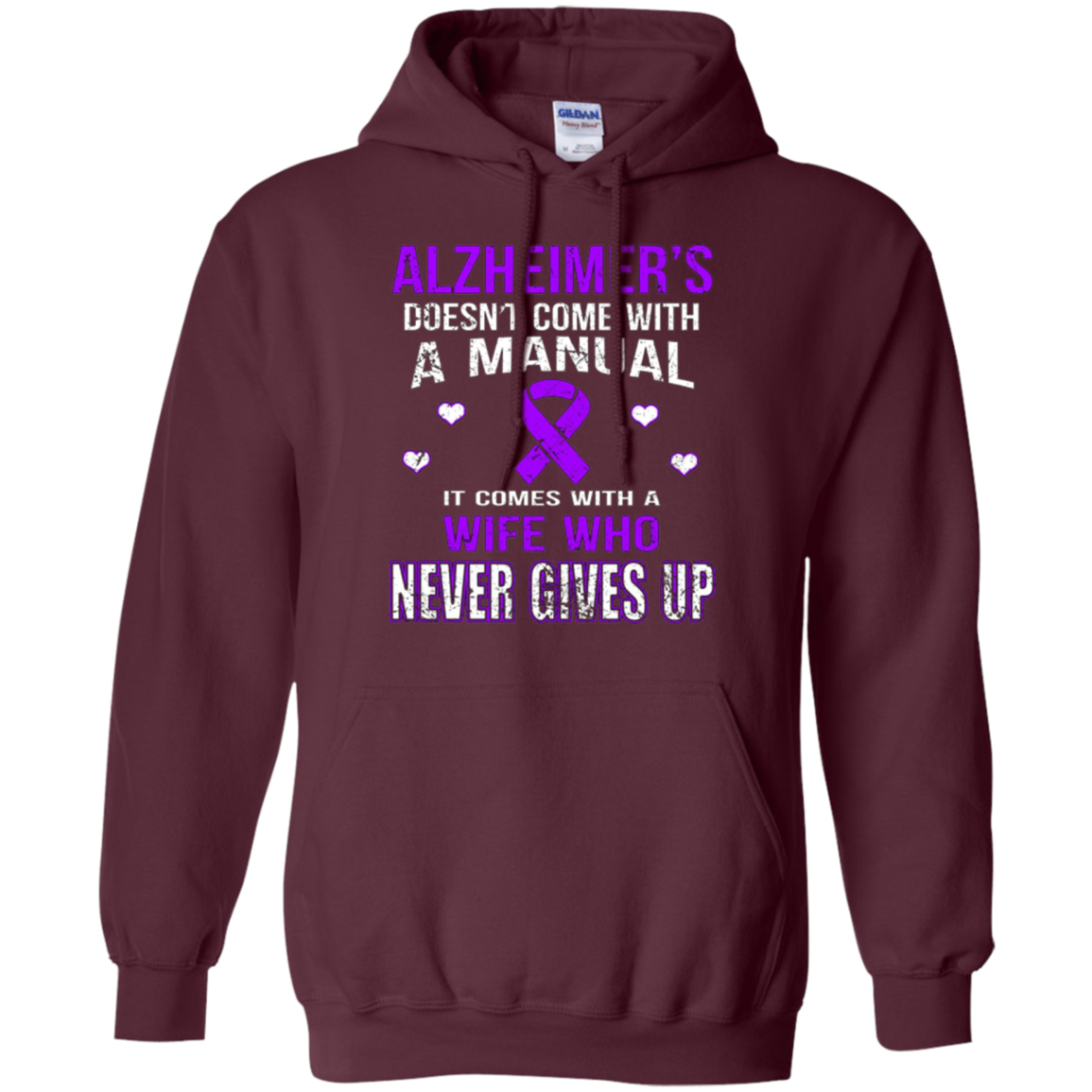 ALZHEIMER'S comes with a wife who never gives up t shirt