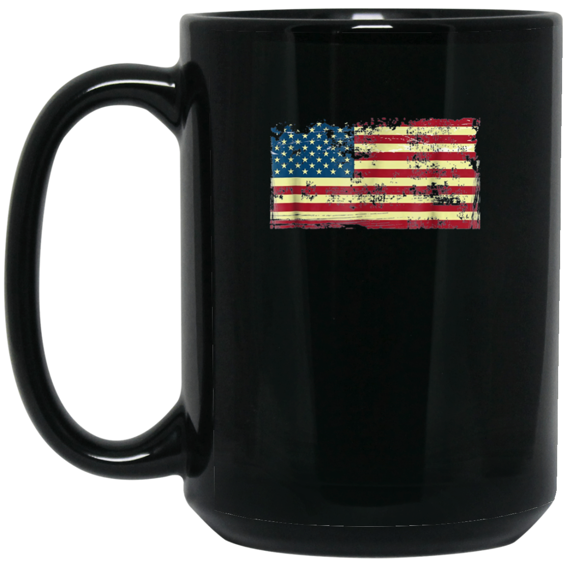 American Vintage Tattered Flag patriotic tee shirt