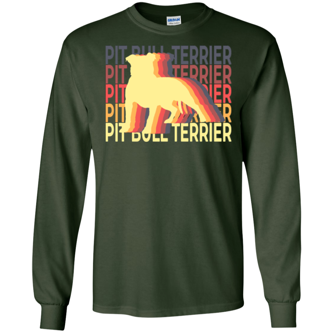 American Pit Bull Terrier T Shirt Vintage Repeat