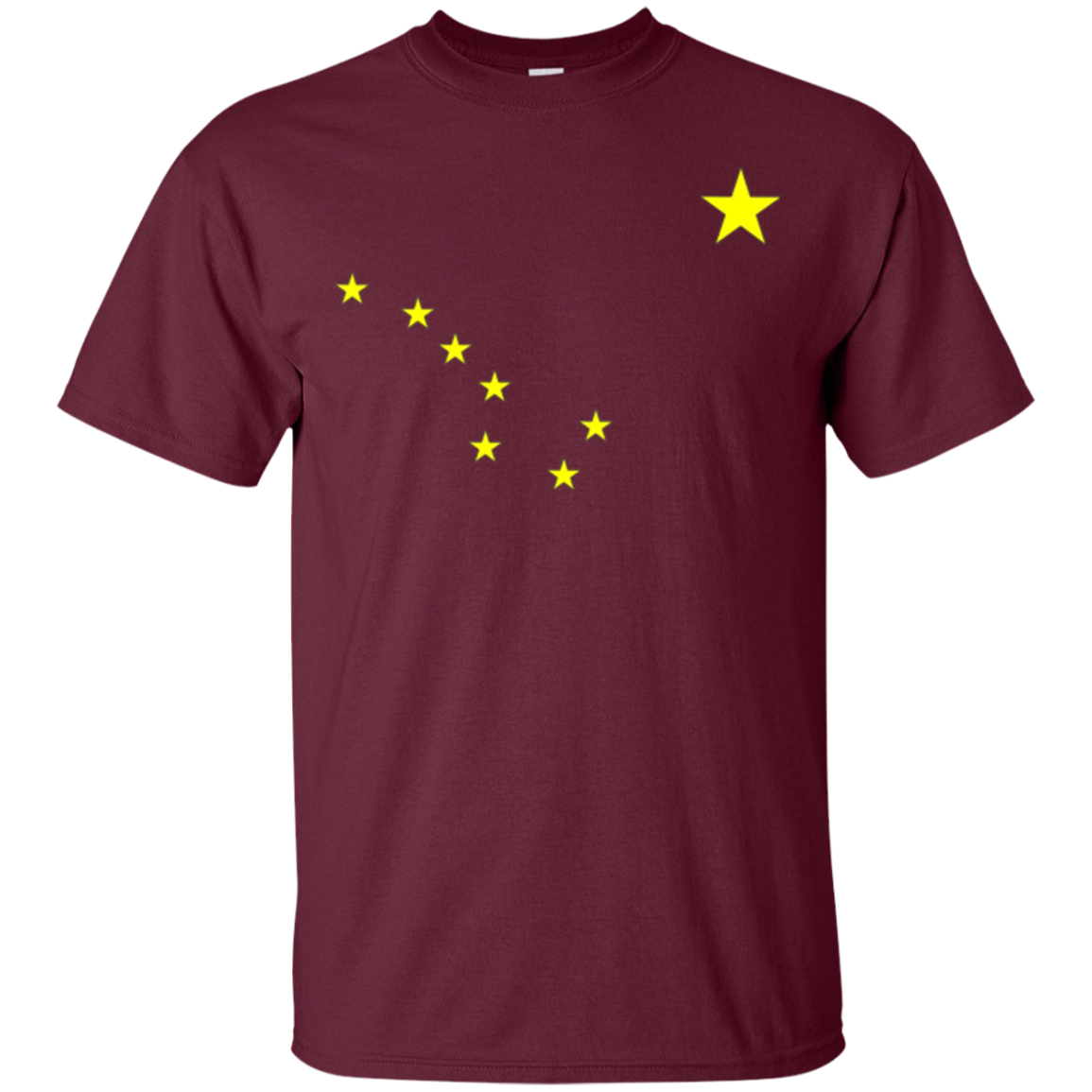 Alaska T-Shirt State Flag Astrology Big Dipper Polaris Tee