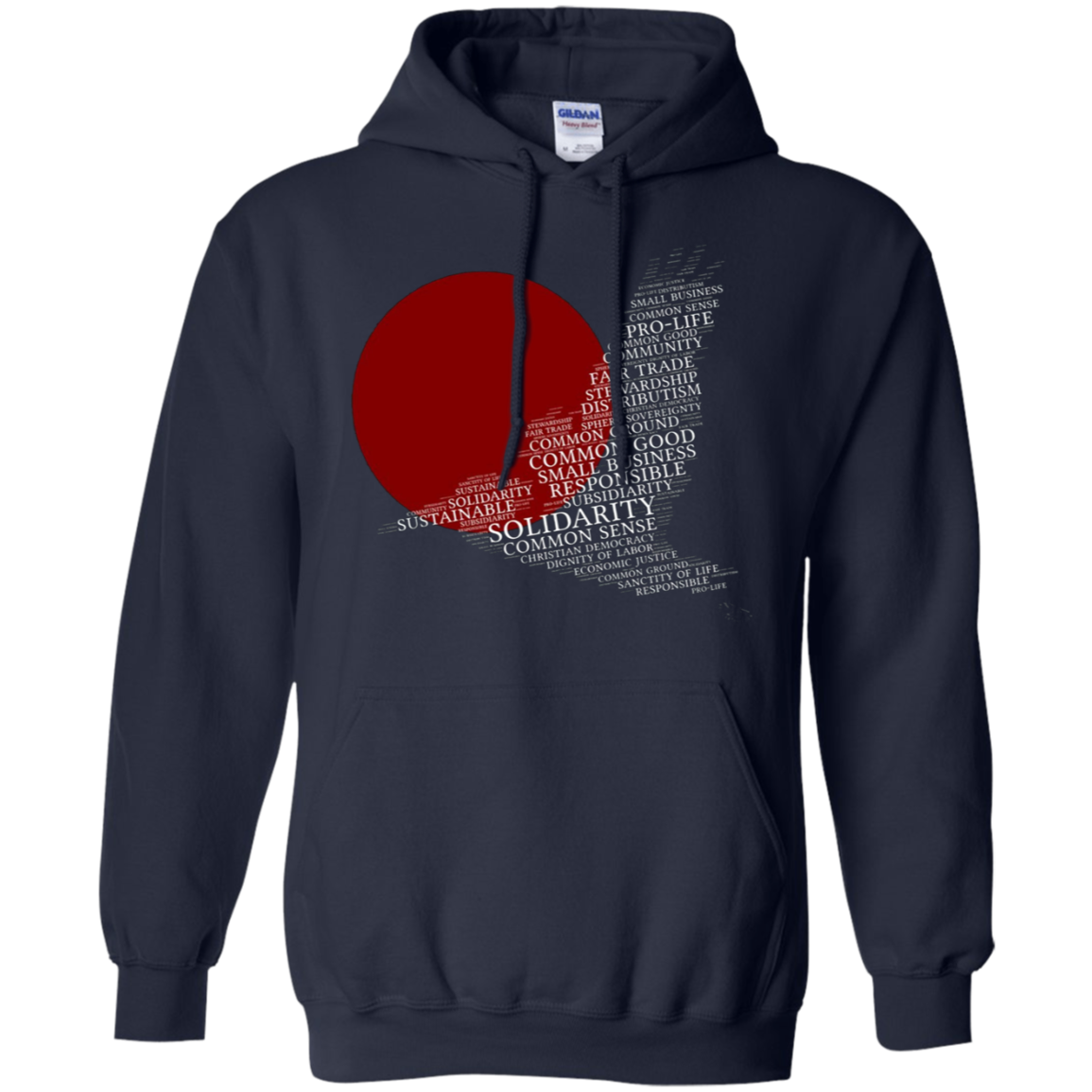 American Solidarity Party Word Cloud Logo T-Shirt
