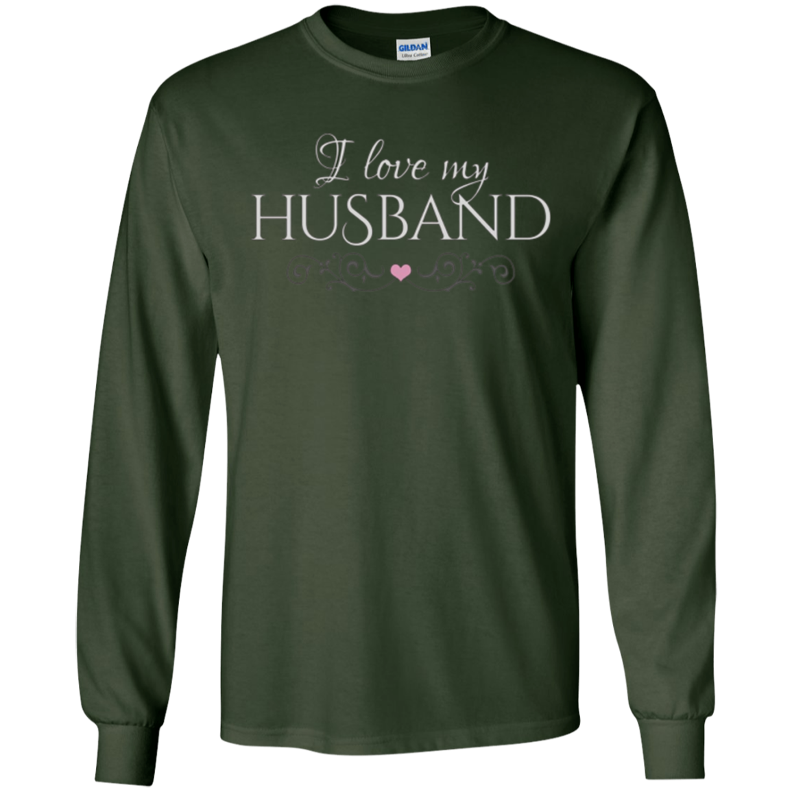 "I love my husband" - romantic wife Valentine's gift t-shirt