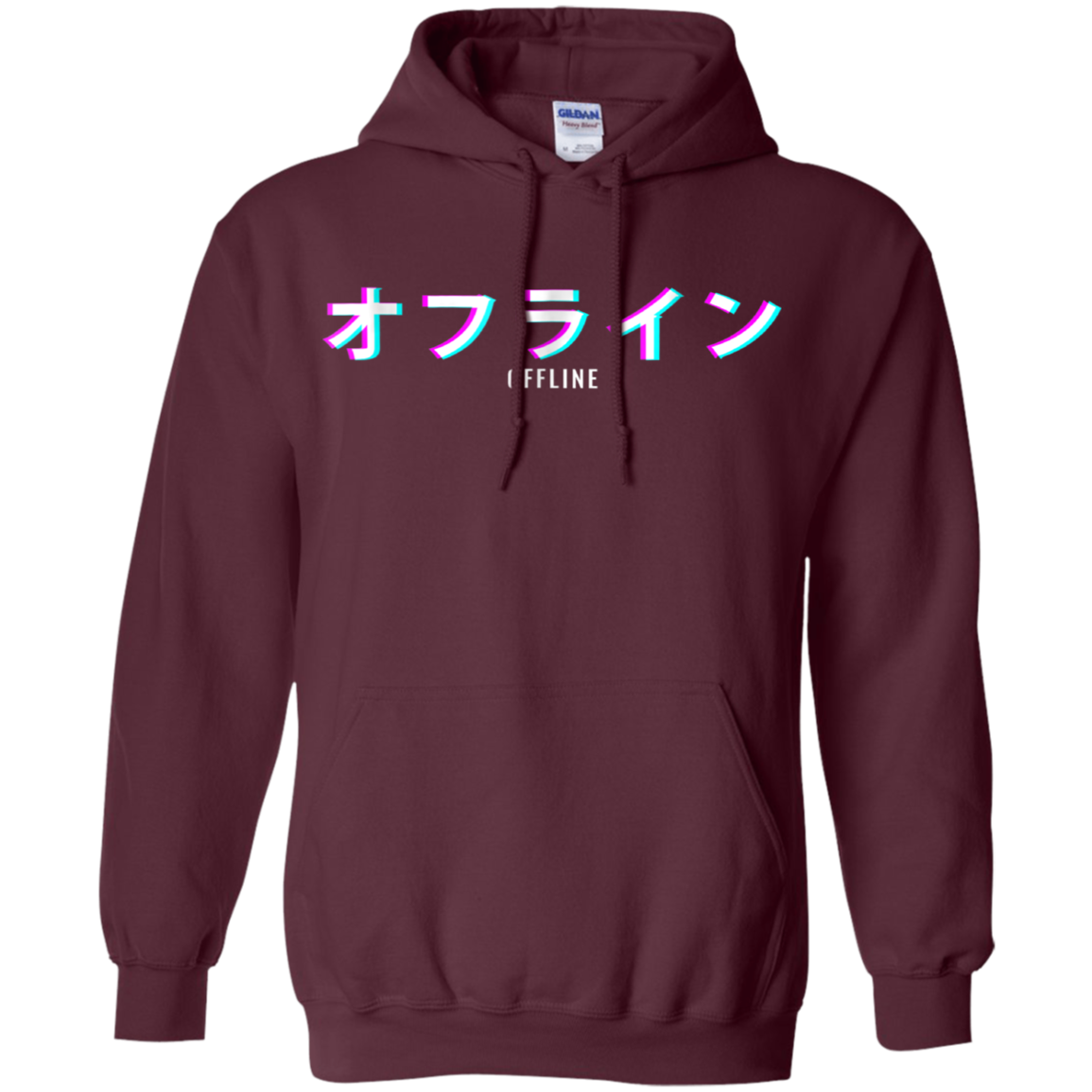 Aesthetic Offline Japanese Text Vaporwave T-Shirt