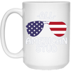 Image of America 4th of July Patriot Sunglass USA Flag Cool T-shirt