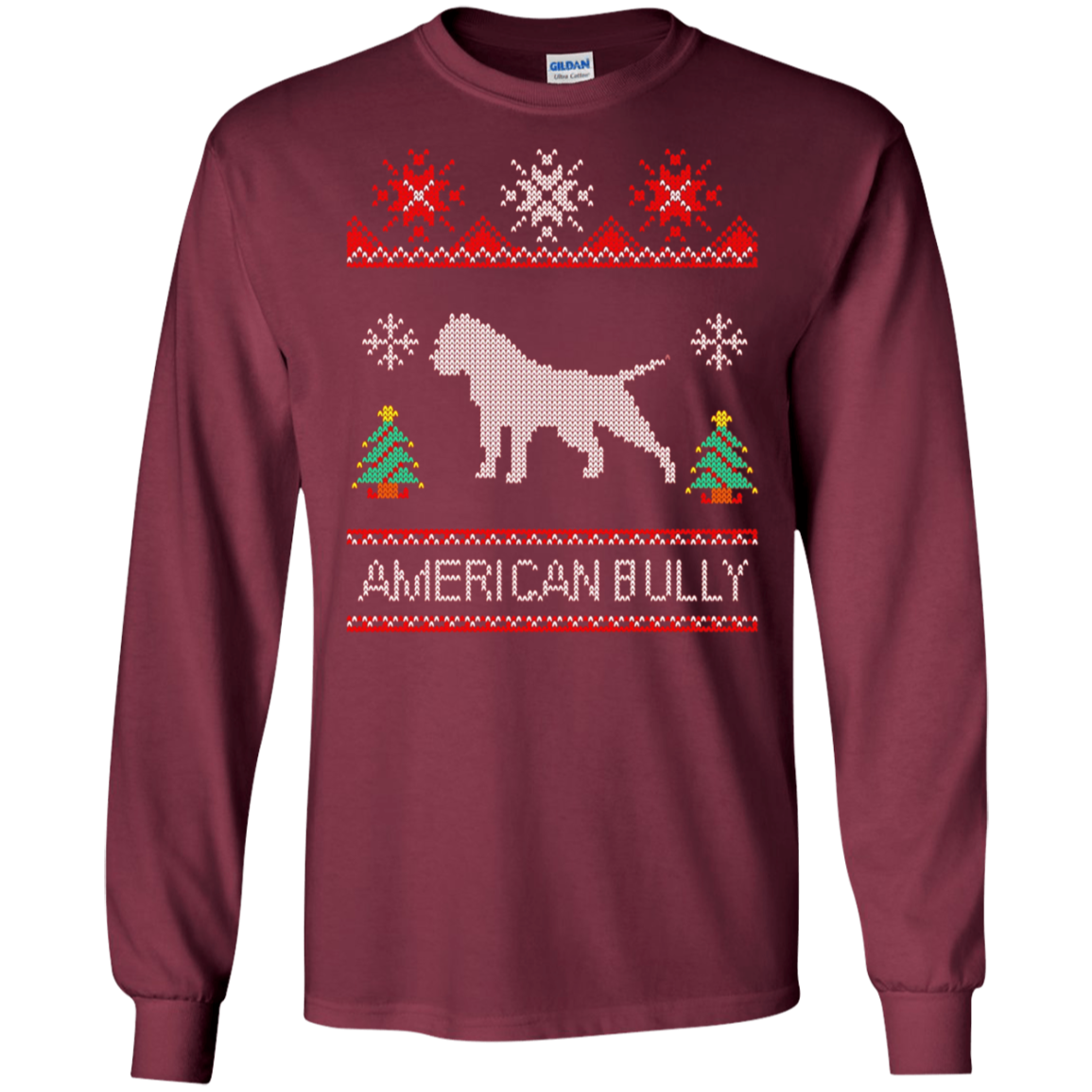 American bully Christmas shirt