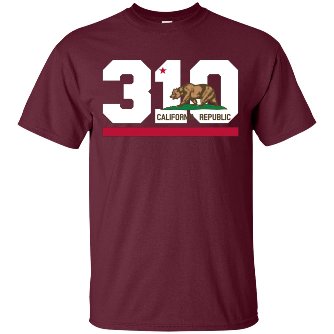 Area Code 310 shirt - Los Angeles California t-shirt