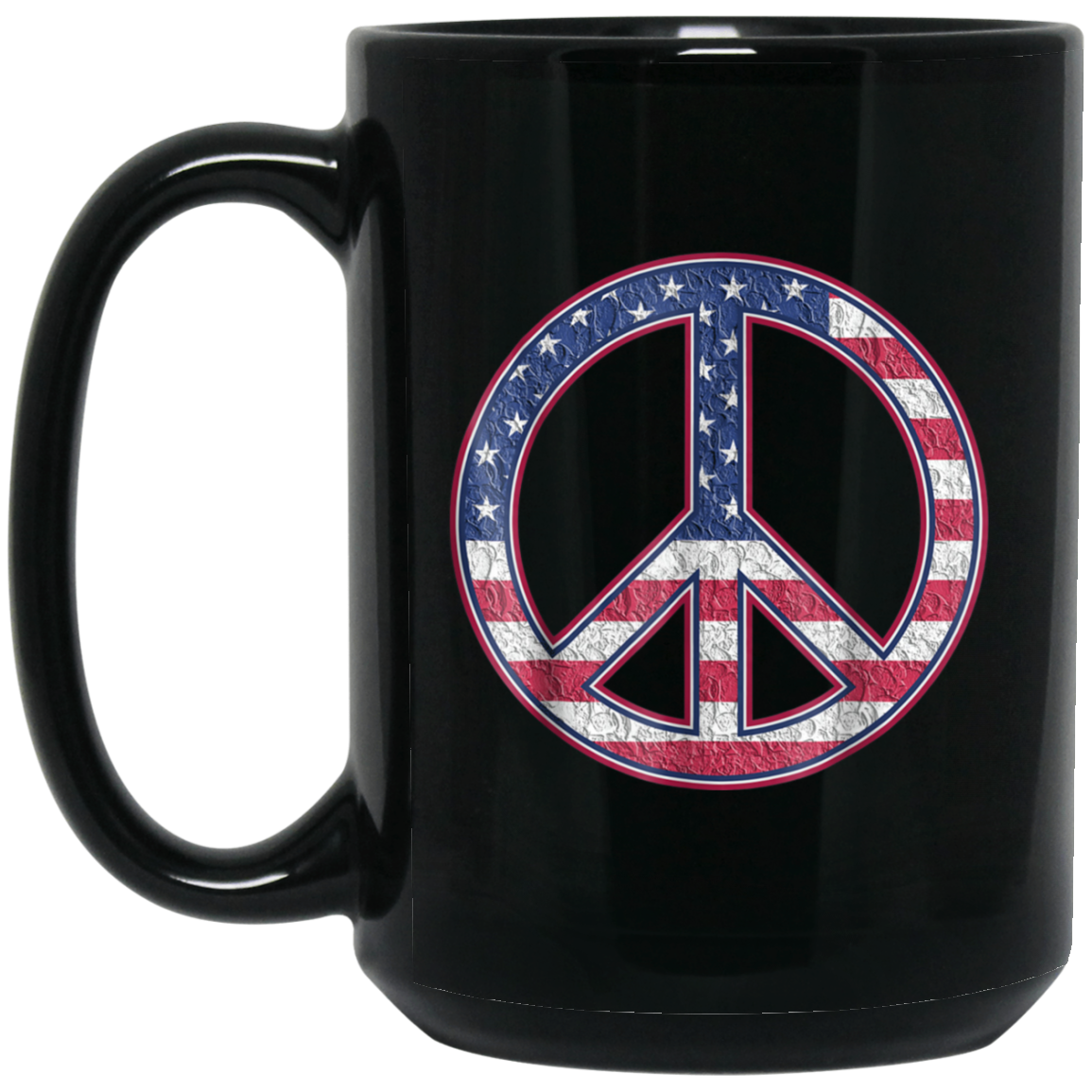 American Peace Sign Funny Happy 4th Fourth Of July T-Shirt