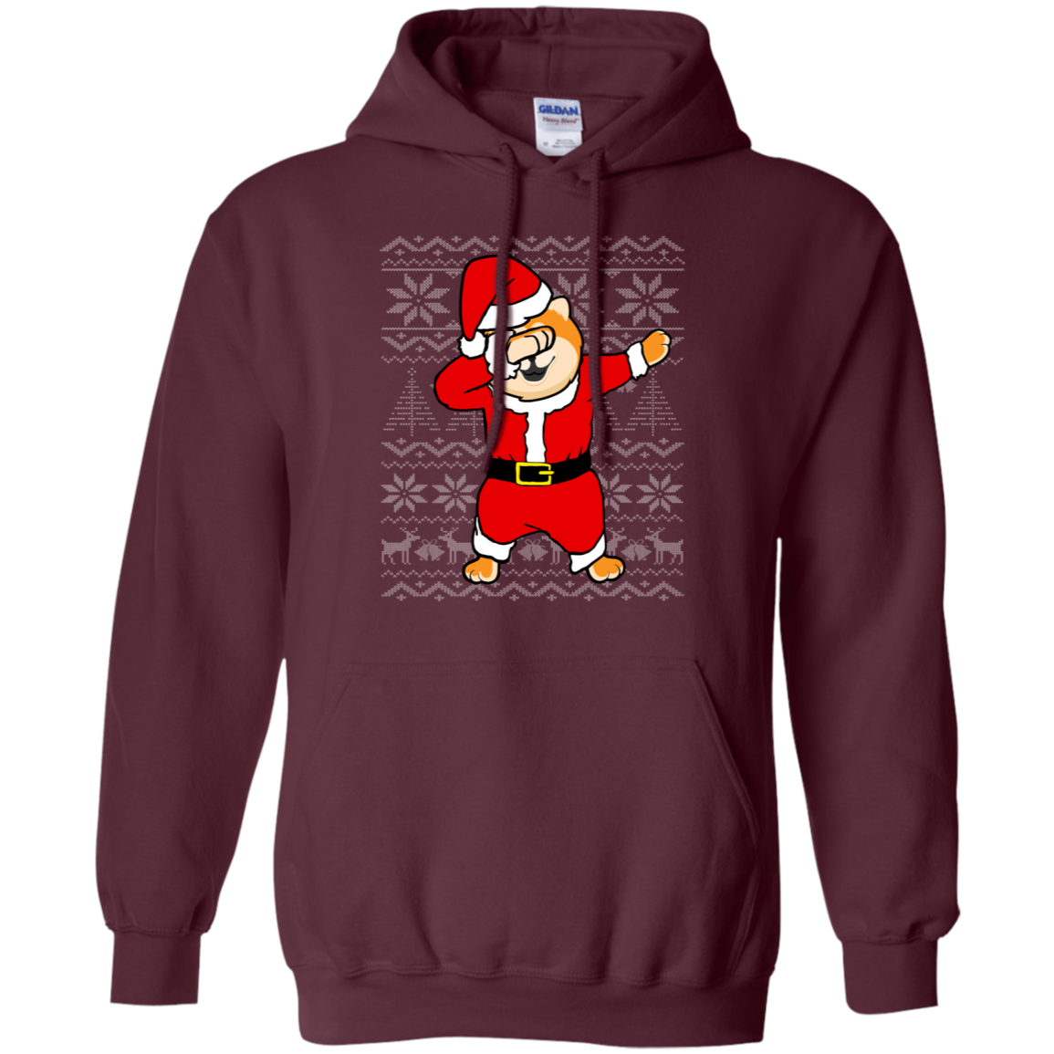 Akita Dabbing Santa Claus Merry Xmas Japanese