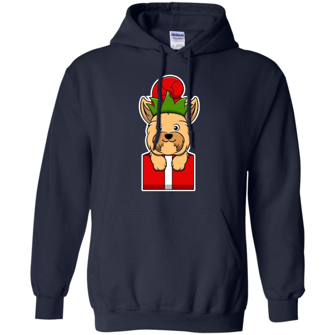 Christmas Yorkshire Terrier Dog T-Shirt, Puppy Xmas Gift