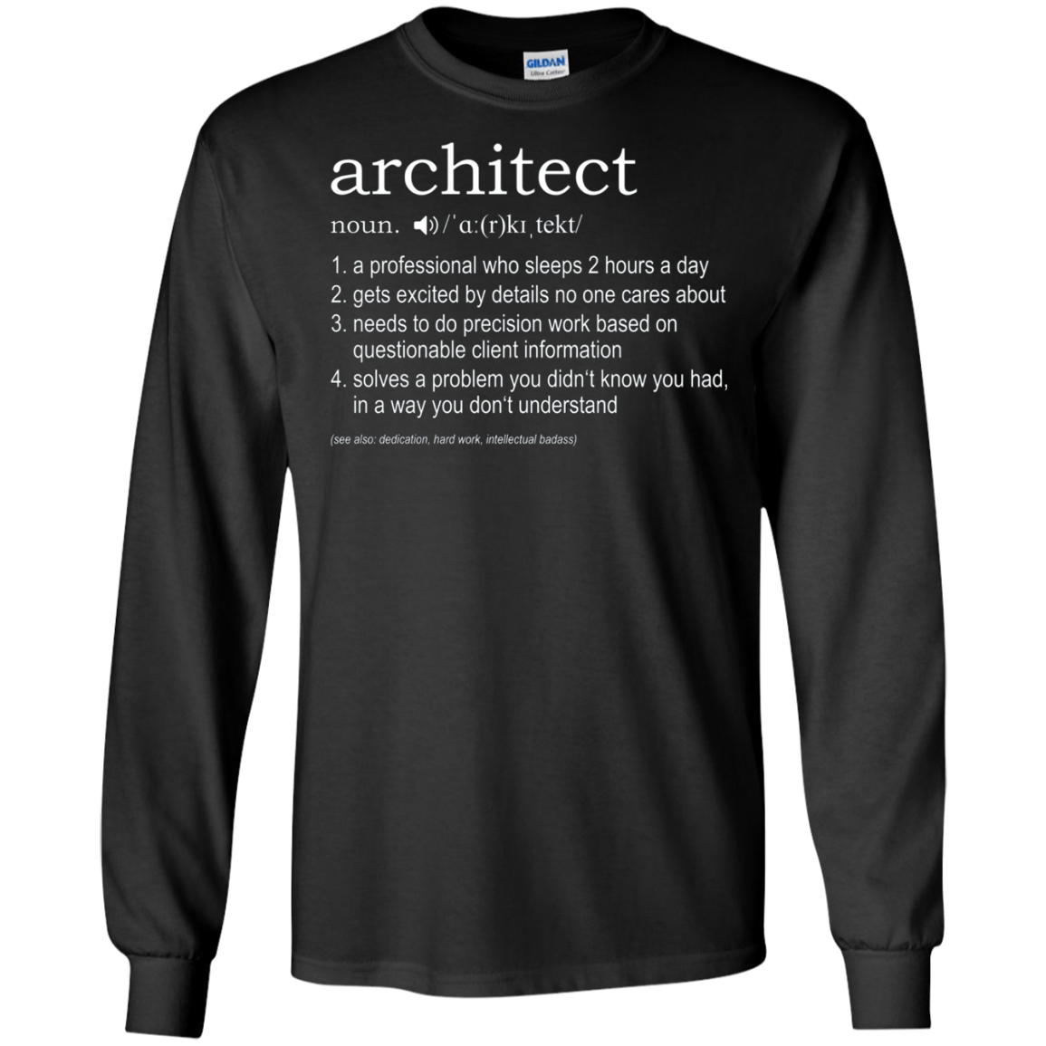 Architect Definition T-Shirt - funny TShirt for architects