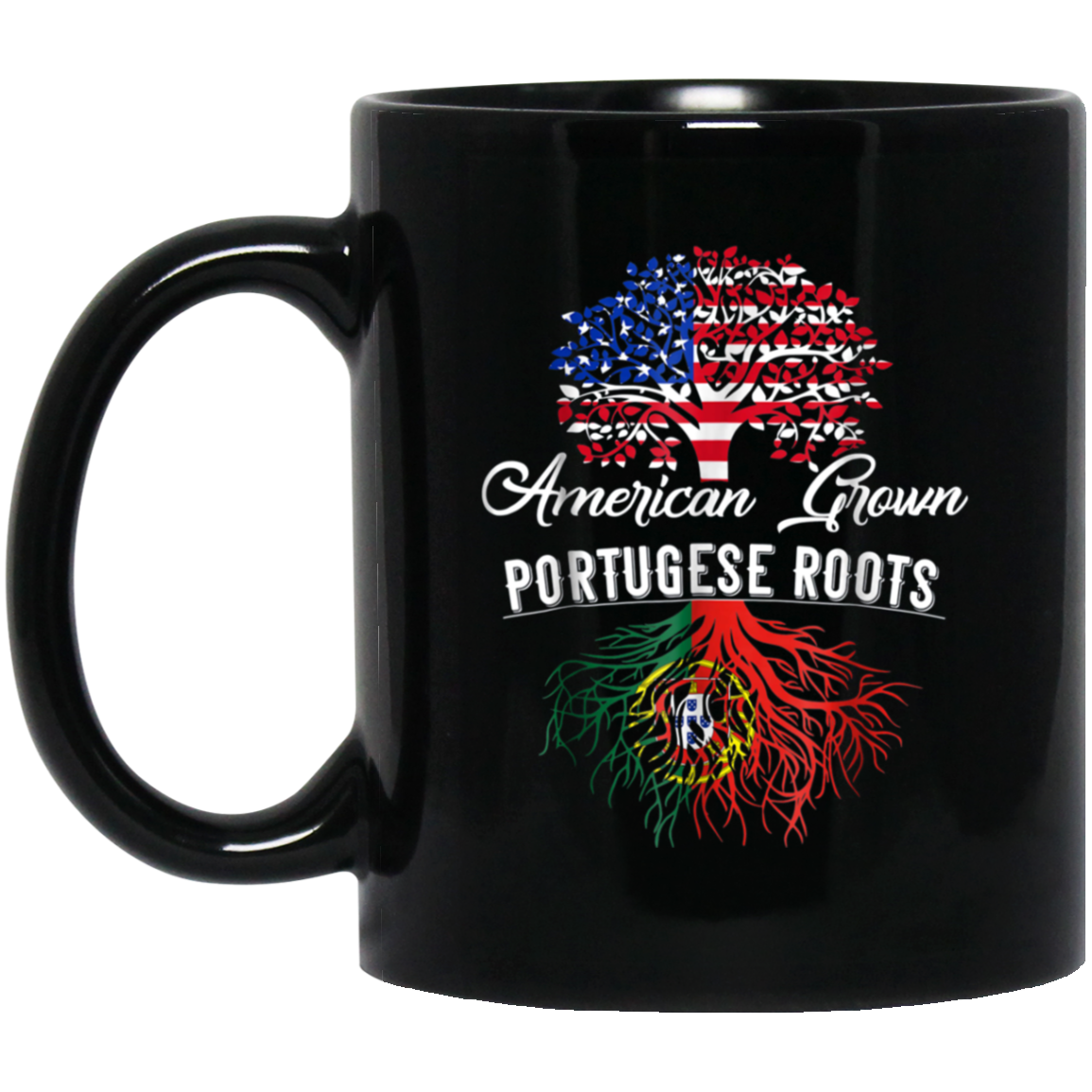 American Grown Portugese Roots T-Shirt Men Women Kids