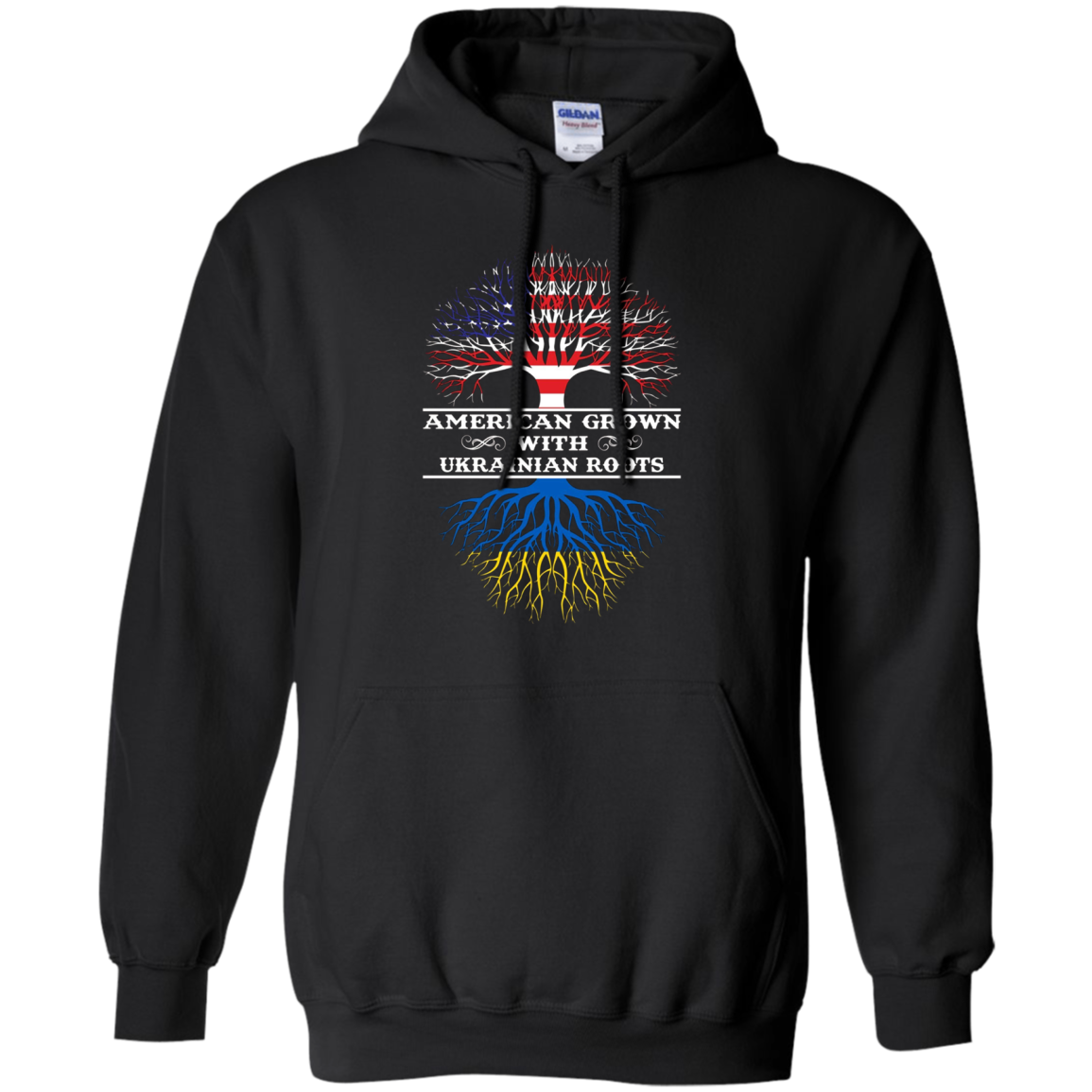 American Grown With UKRAINIAN Roots Tee Shirt