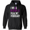 Image of Alzheimer's Awareness T-shirt I Wear Purple For My Friend