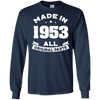 Image of Age Shirt Made in 1953 65th Years Old 65 Birthday Gift