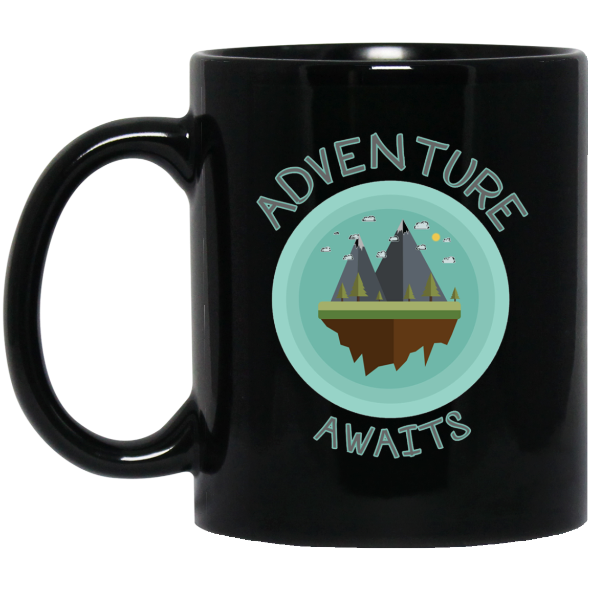 Adventure Awaits Shirt Hiking Travel Mountain Tee Camping