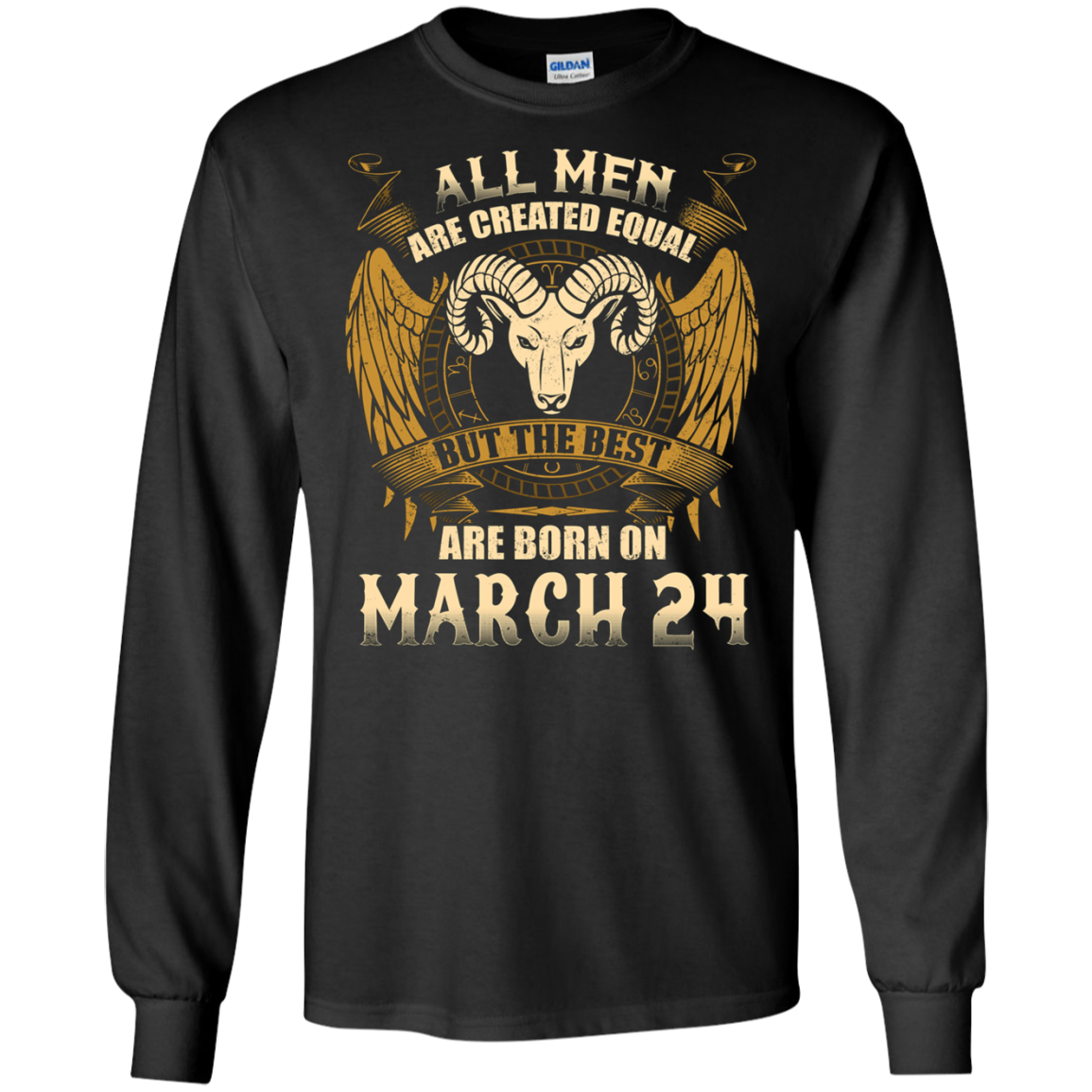 All Men Are Created Equal The Best Are Born March 24th Tee