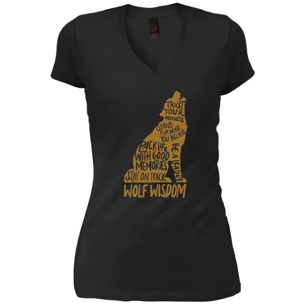 Wolf Wisdom T-shirt - Wolf Lovers Tshirt