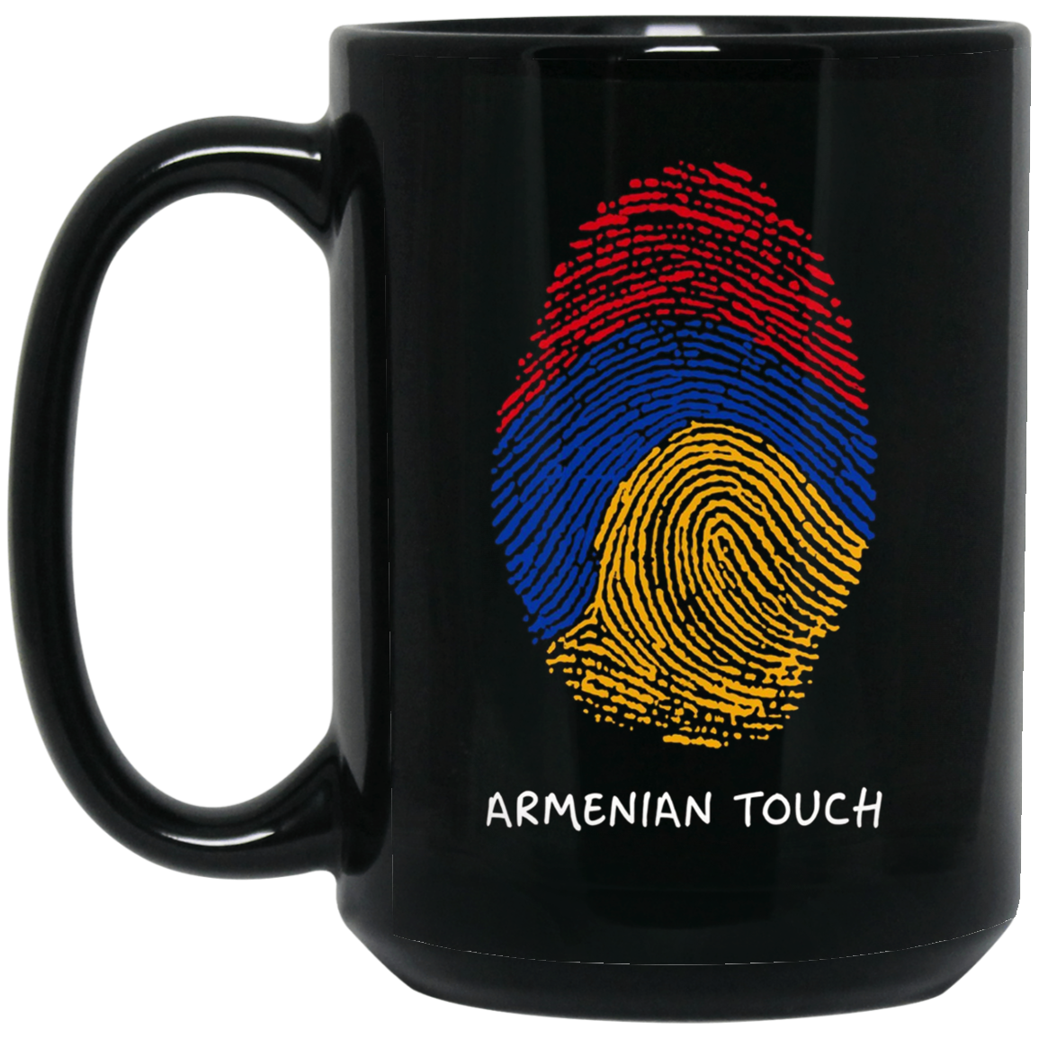 Armenian Flag Fingerprint T-shirt Armenia Flag Shirt