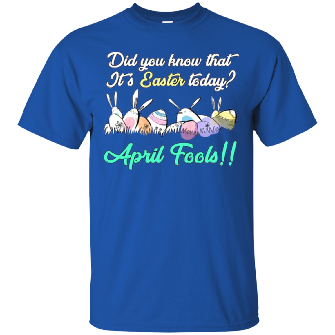 Funny Happy Easter April Fools Day Gift Long Sleee Shirt
