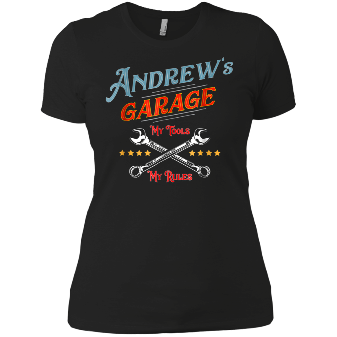 Andrew's Garage funny gift t-shirt