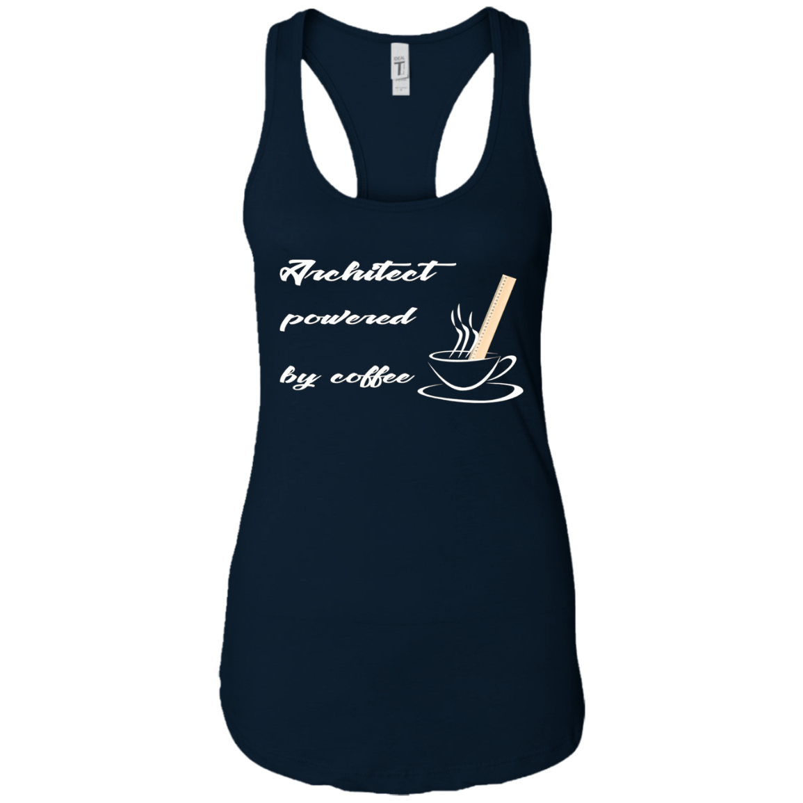 Architect T-shirt - Architect Powered By Coffee - Funny Gift