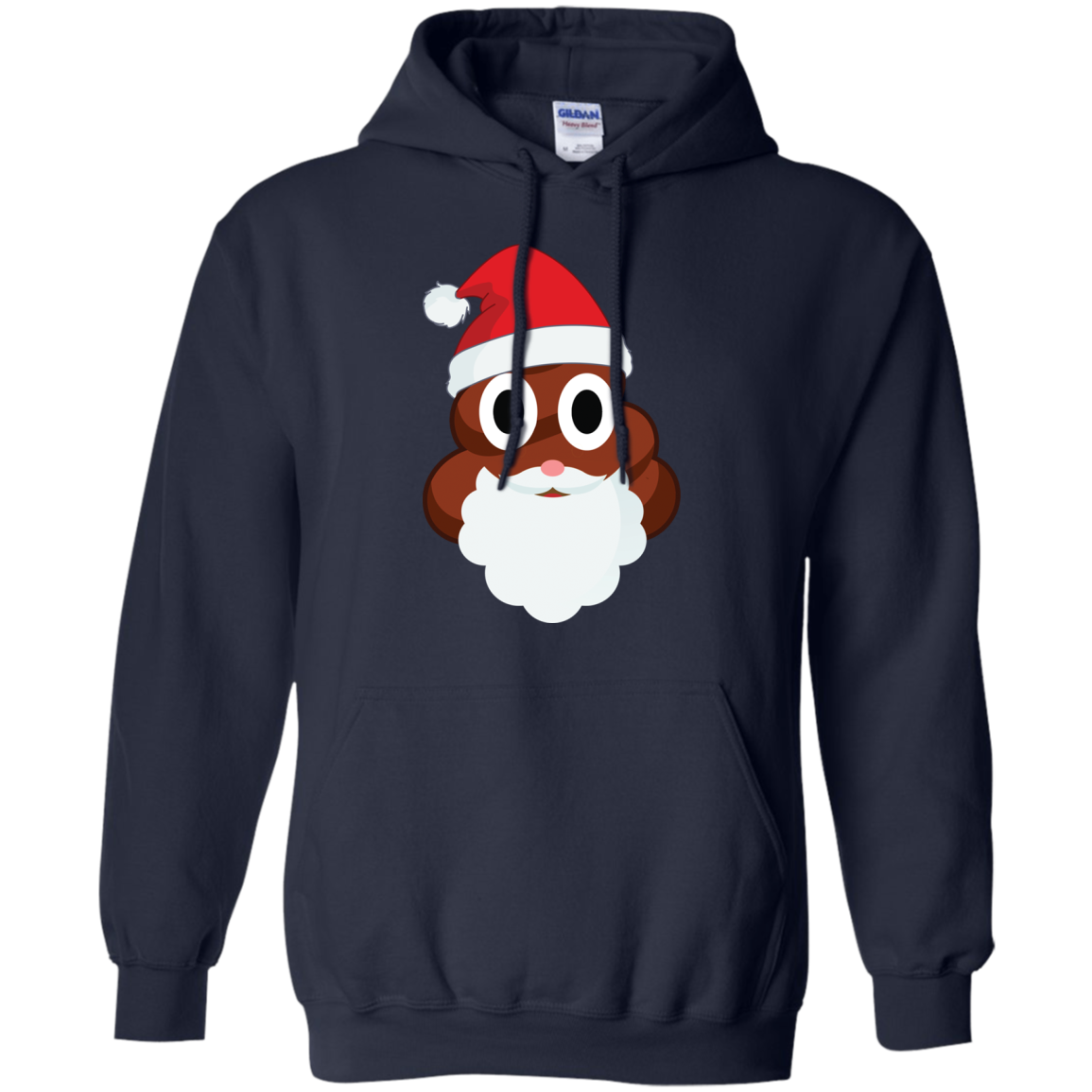 Santa Poop Emoji Funny Christmas Shirt